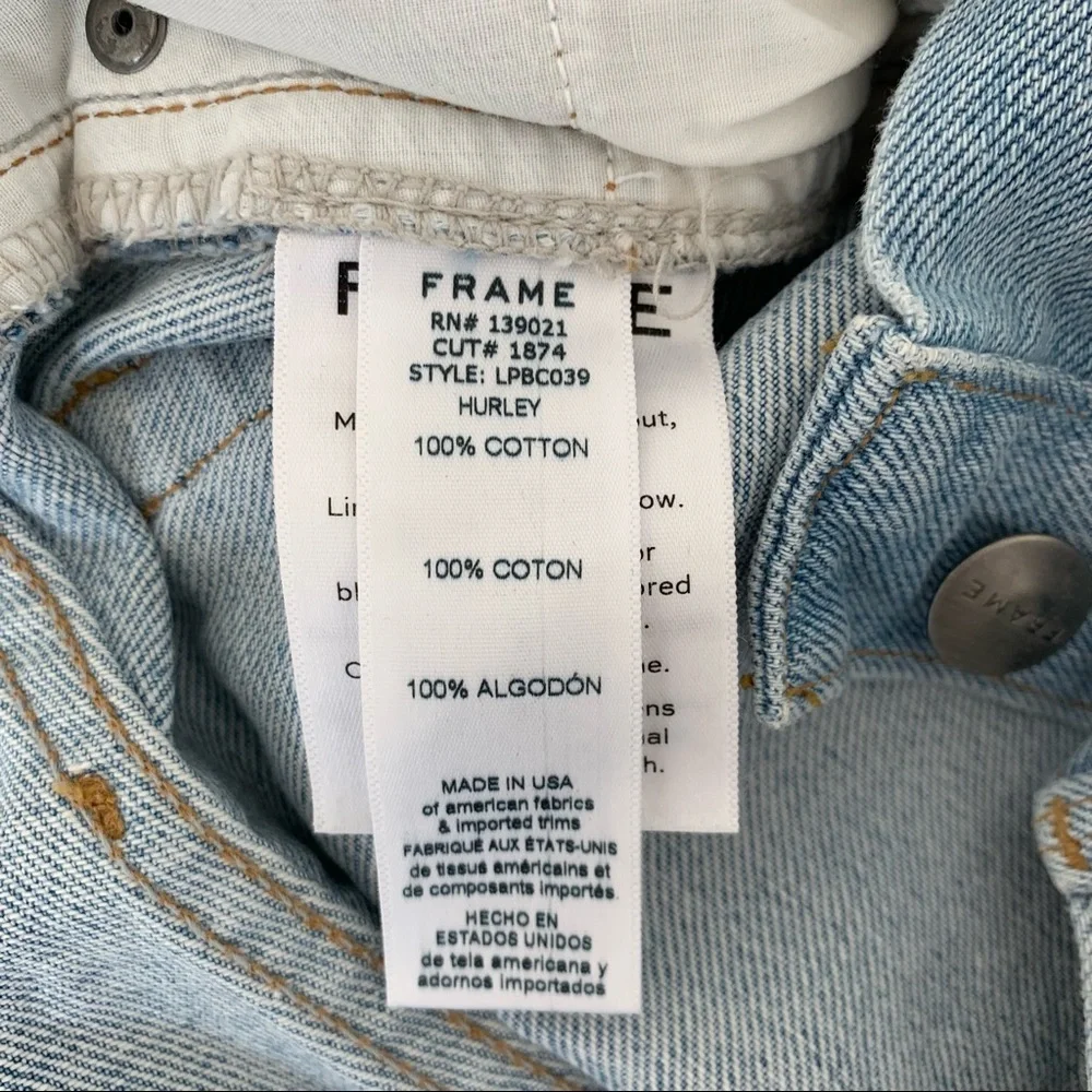 Frame Hurley cropped flare jeans - Picture 3 of 7